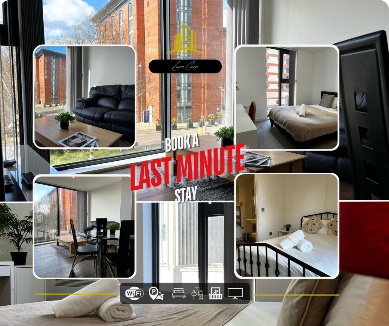 Last-Minute Specials L Book It Now L Sleeps Up To 4 L 2 Bed 2 Bath - Gym - Prime Birmingham Location L Jvt Short Lets Exteriör bild
